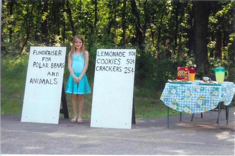 Lemonade stand for animals